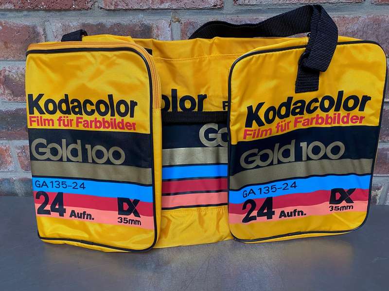 Big Kodak Bag Kodacolor Gold 100 ,collectors item,vintage,rare,retro, 80s, 35mm Film,unused,like new