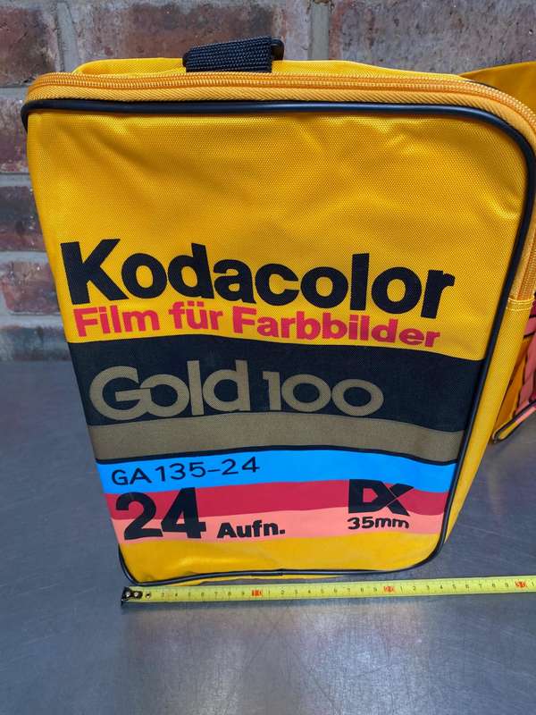 Big Kodak Bag Kodacolor Gold 100 ,collectors item,vintage,rare,retro, 80s, 35mm Film,unused,like new