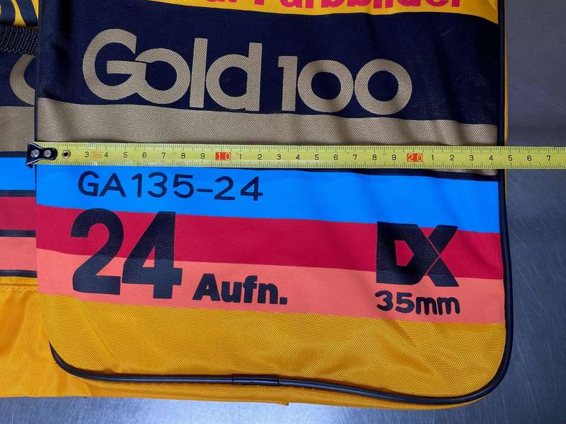 Big Kodak Bag Kodacolor Gold 100 ,collectors item,vintage,rare,retro, 80s, 35mm Film,unused,like new