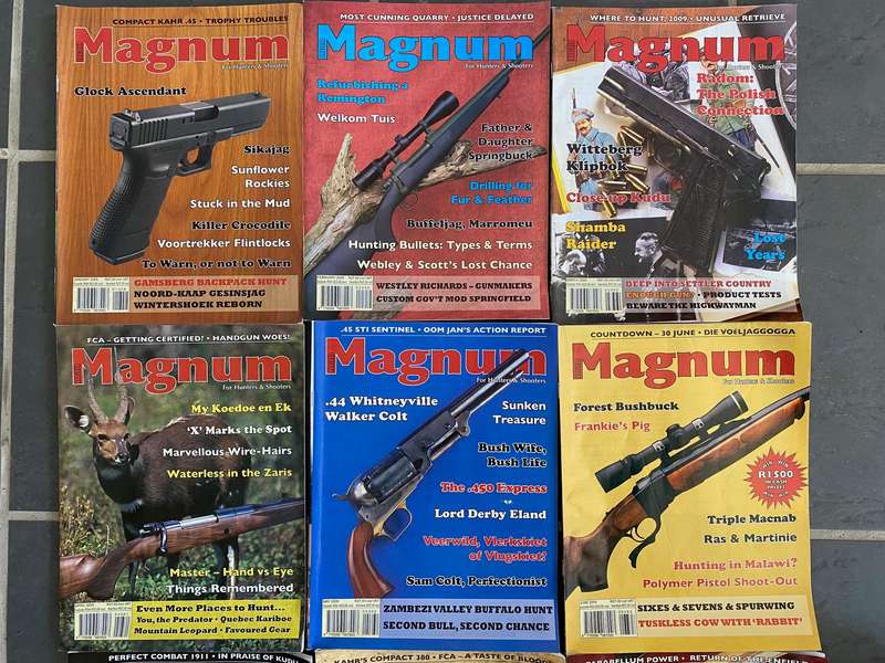 12 x MAGNUM Magazine 1-12 / 2009 , vintage,rare, collectors item, hunting magazine