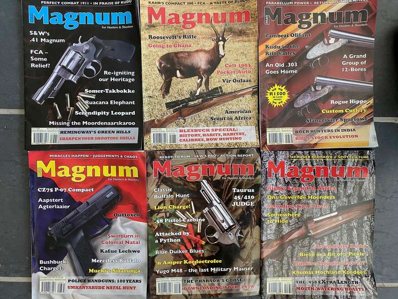12 x MAGNUM Magazine 1-12 / 2009 , vintage,rare, collectors item, hunting magazine
