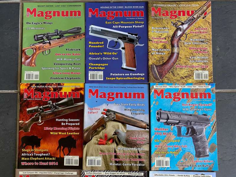 12 x MAGNUM Magazine 1-12 / 2014 , vintage,rare, collectors item, hunting magazine