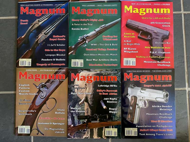 12 x MAGNUM Magazine 1-12 / 2011 , vintage,rare, collectors item, hunting magazine