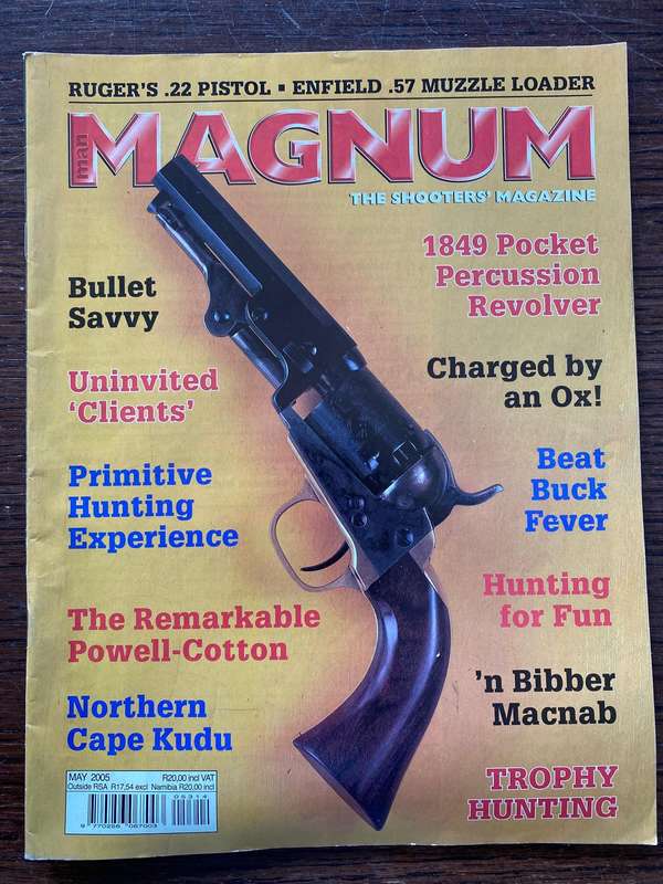 1 x MAGNUM Magazine 5 / 2005 , vintage,rare, collectors item, hunting magazine,