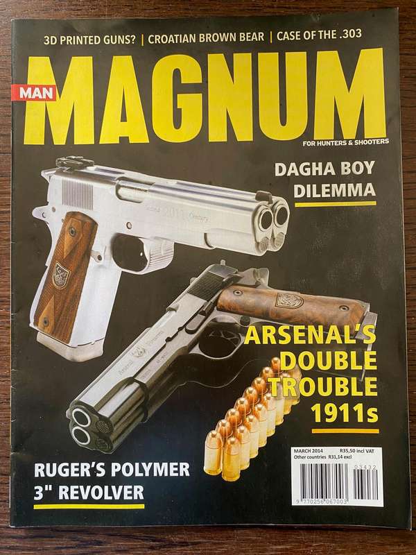 1 x MAGNUM Magazine 3 / 2014 , vintage,rare, collectors item, hunting magazine, 3/2015?