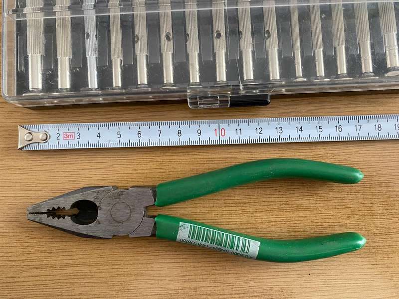 Tool Set, vintage, rare from Germany, connex plier & precision jeweler screwdriver set