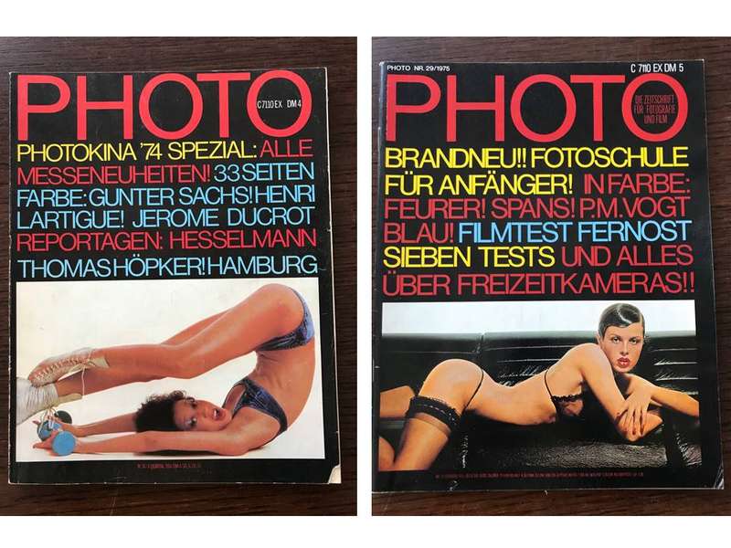 2 x Photo Nr. 24/1974 magazin, photokina 1974, 138 pages, 29/1975 78 pages, in german,