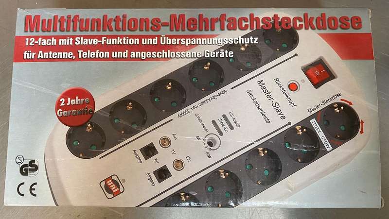 Multi Master-Slave 12 Plug, like new ,from Germany