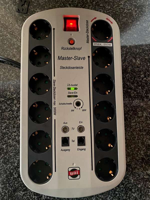 Multi Master-Slave 12 Plug, like new ,from Germany