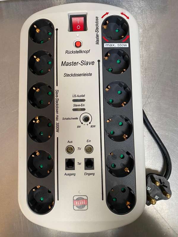 Multi Master-Slave 12 Plug, like new ,from Germany