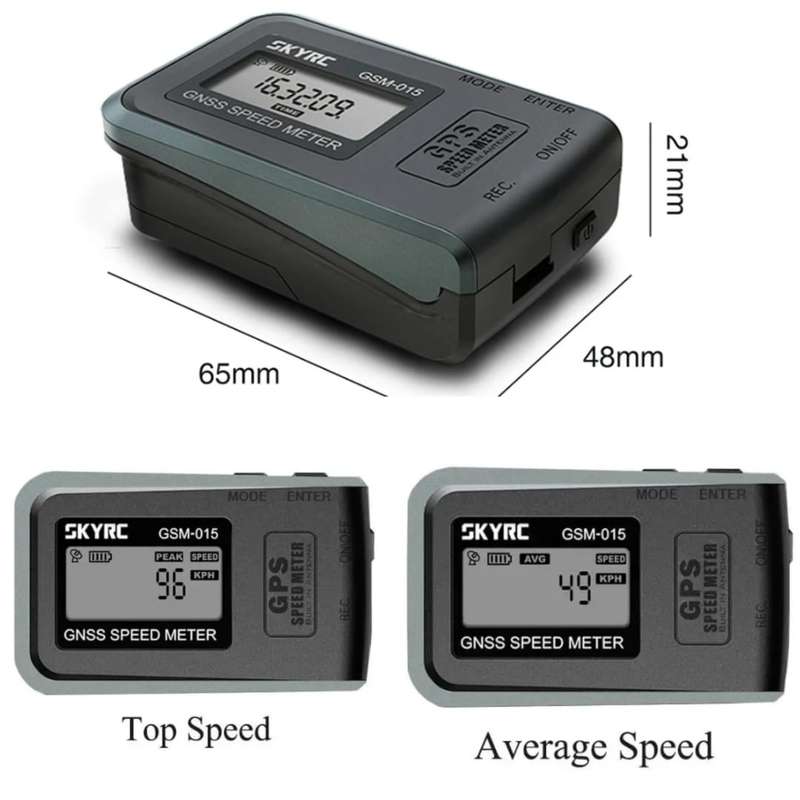 SKYRC GPS-015 Speedometer & Altitude meter for RC model Airplane, Boat, Quadcopter & Drones etc.