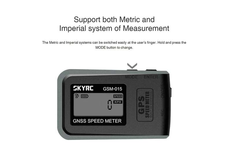 SKYRC GPS-015 Speedometer & Altitude meter for RC model Airplane, Boat, Quadcopter & Drones etc.