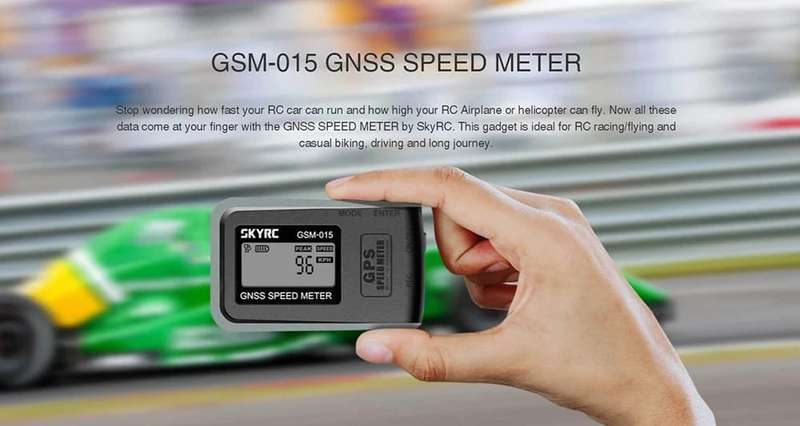 SKYRC GPS-015 Speedometer & Altitude meter for RC model Airplane, Boat, Quadcopter & Drones etc.