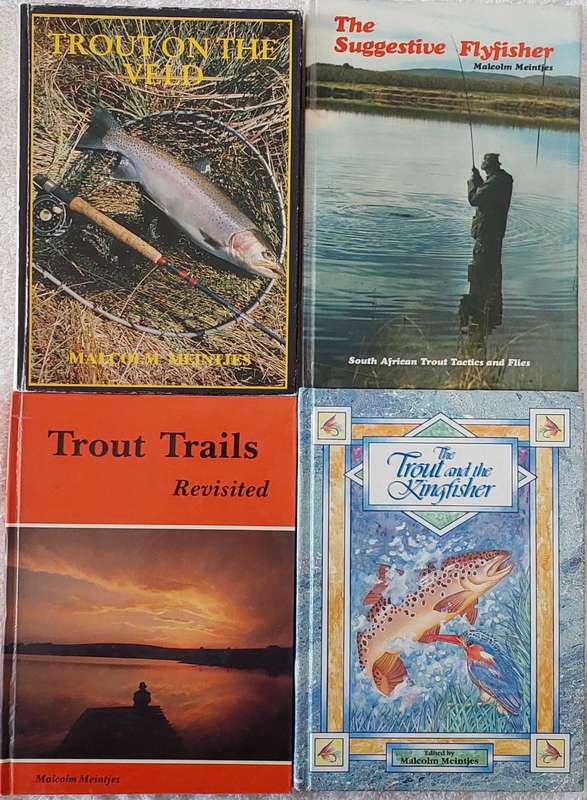 A lot of 4 Fly Fishing Books by M. Meintjies