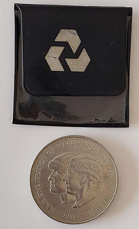 Commemorative Coin Prince Charles and Lady Diana Spencer Royal Wedding 1981