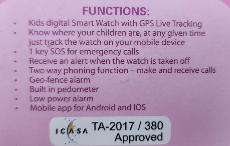 Kids GPS Tracker Smart Watch