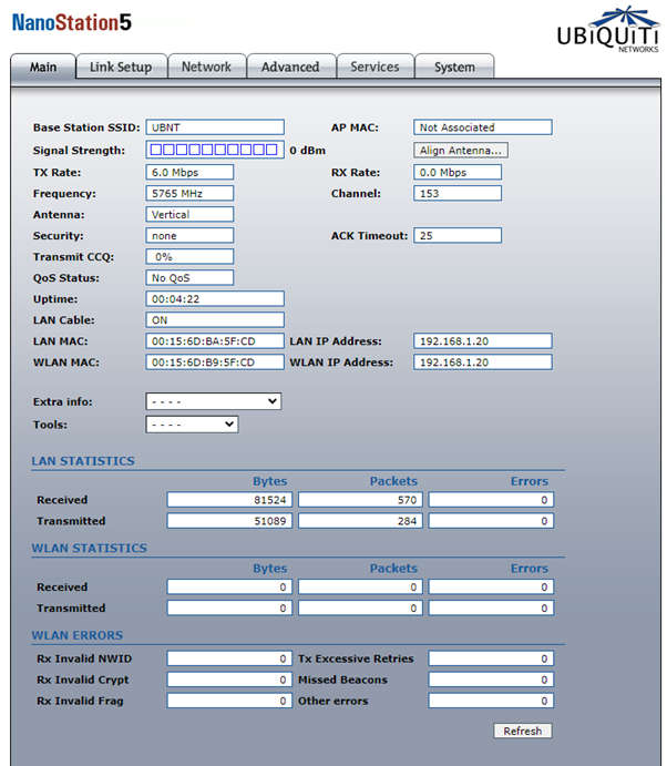 Ubiquiti NanoStation M5 5GHz