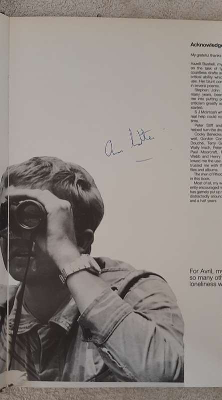 Rhodesian Soldier. signed