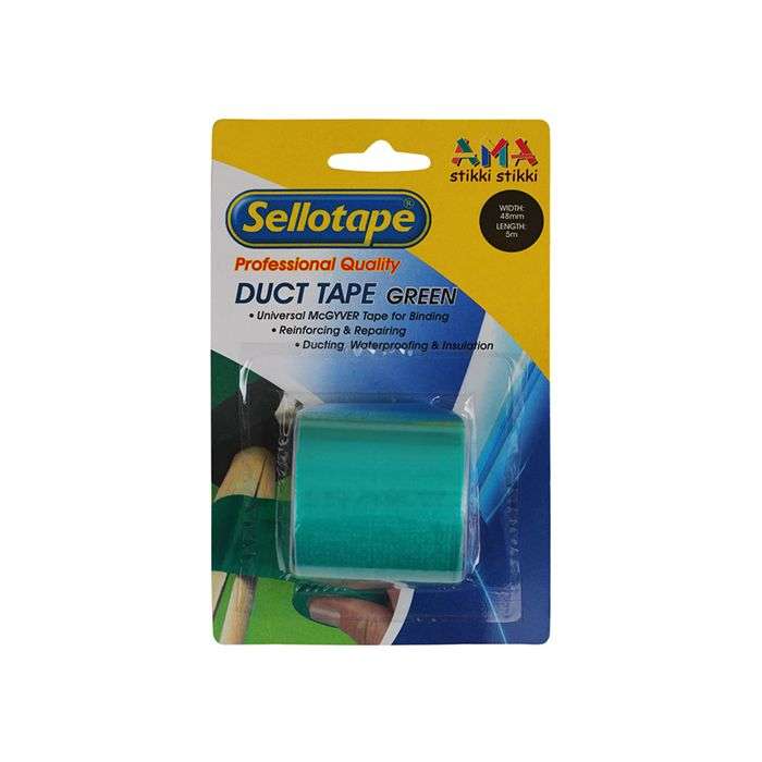 Sellotape Green Duct Tape 48mm x 5m