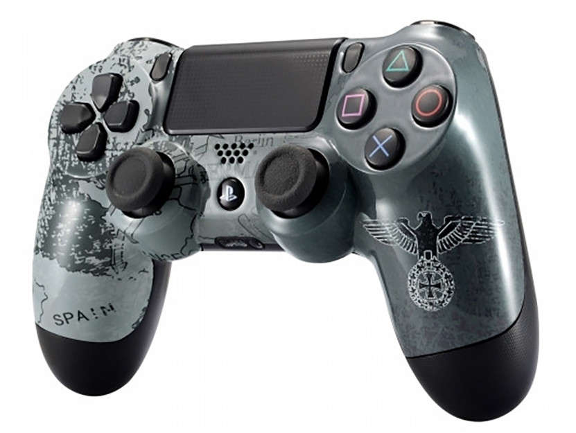 PS4 Dualshock 4 V2 Front Faceplate Art Series Glossy German Eagle
