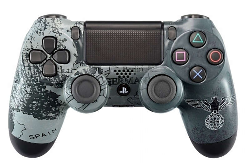 PS4 Dualshock 4 V2 Front Faceplate Art Series Glossy German Eagle