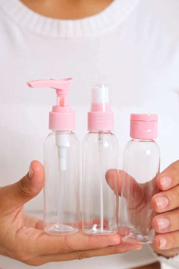 Senza® 3 Pcs Travel Bottle Set with PVC Storage Bag