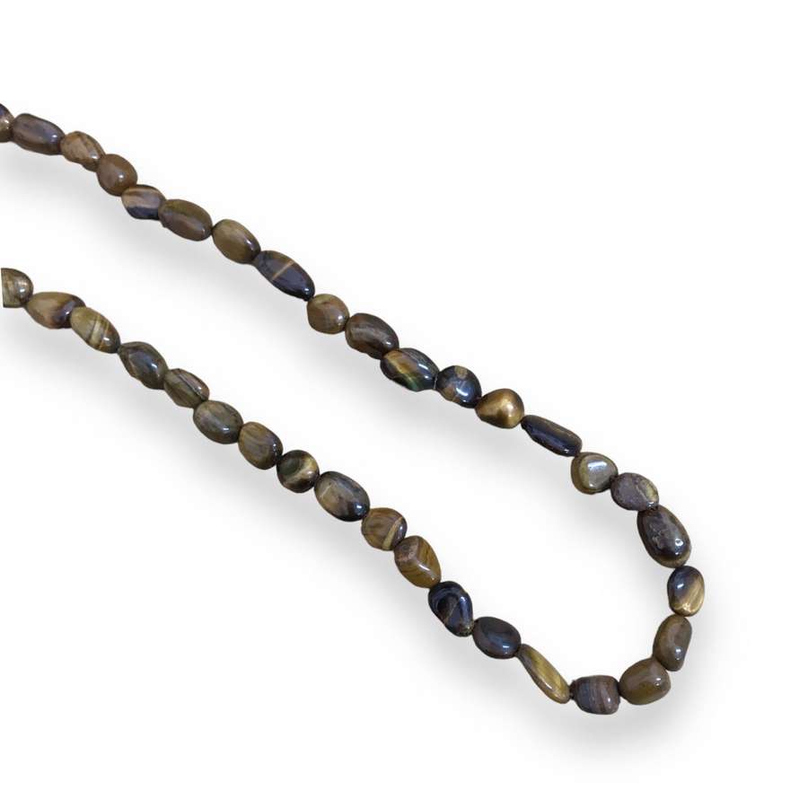 Assorted Gemstone Pebble Bead String-35cm