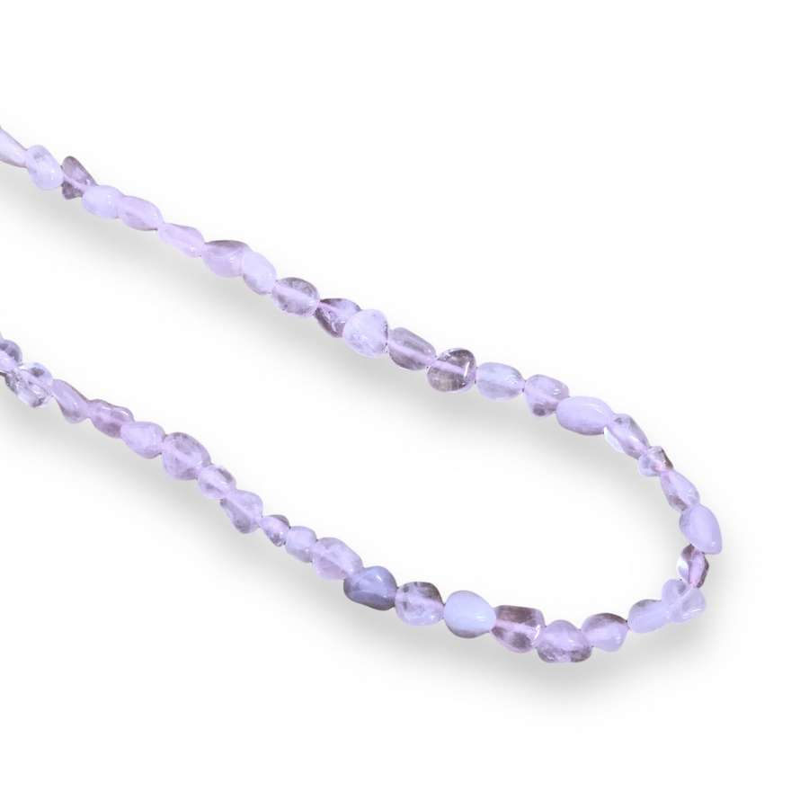 Assorted Gemstone Pebble Bead String-35cm