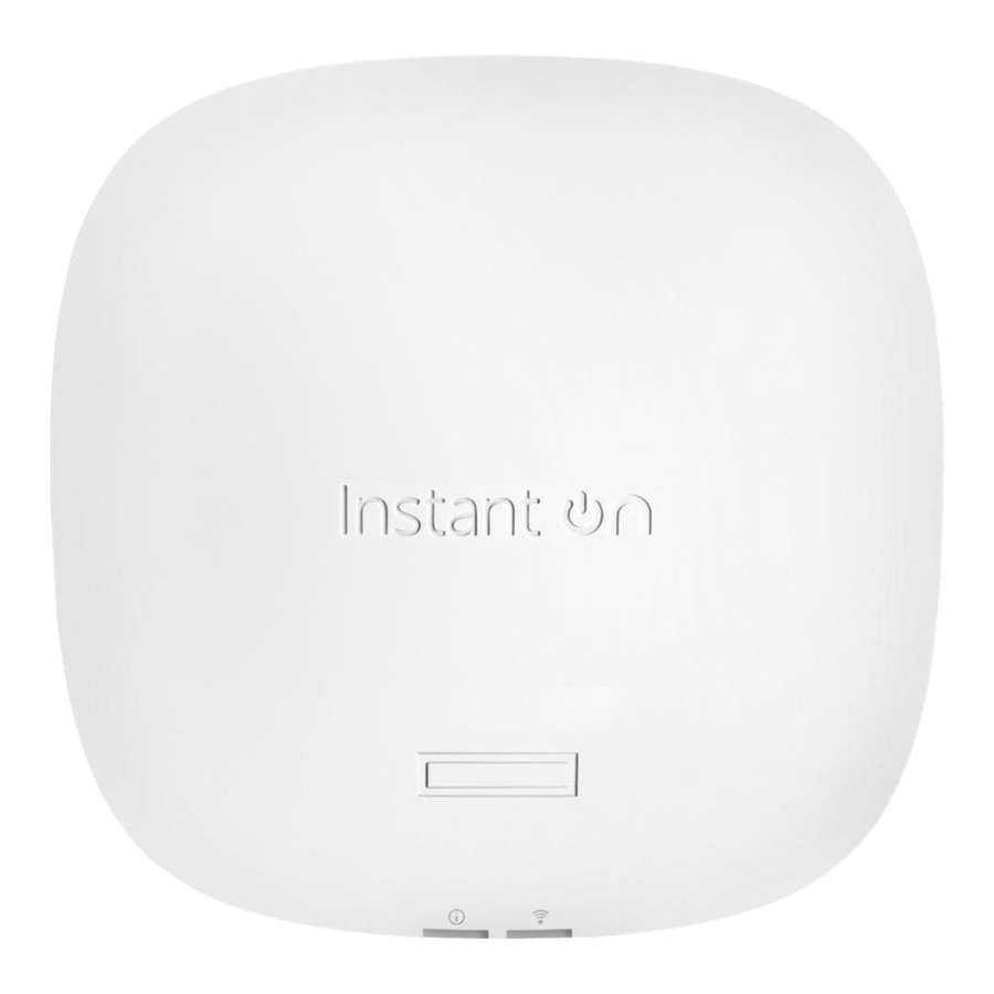 HPE Networking Instant On Access Point AP25 RW 4x4 Wi-Fi 6 R9B28A
