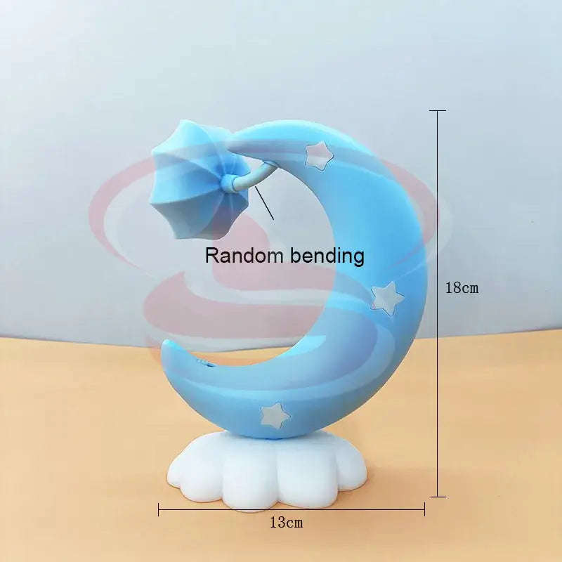 Moon & Umbrella LED Night Lamp | Kids Bedroom & Nursery Light