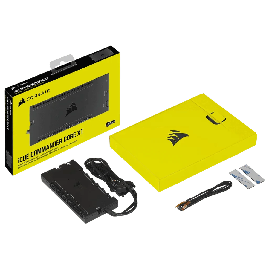 Corsair iCUE Commander Core XT, 6 channels, Black