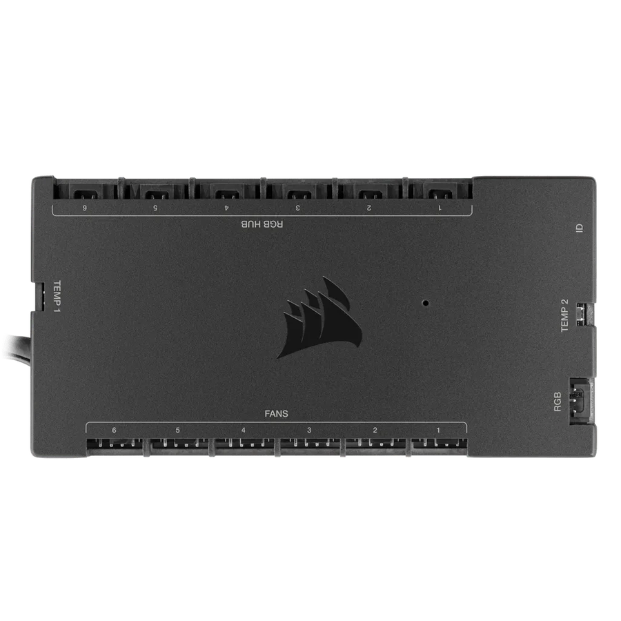 Corsair iCUE Commander Core XT, 6 channels, Black
