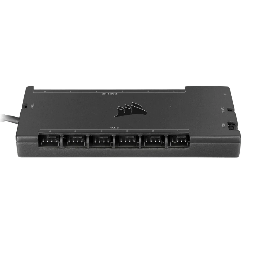 Corsair iCUE Commander Core XT, 6 channels, Black