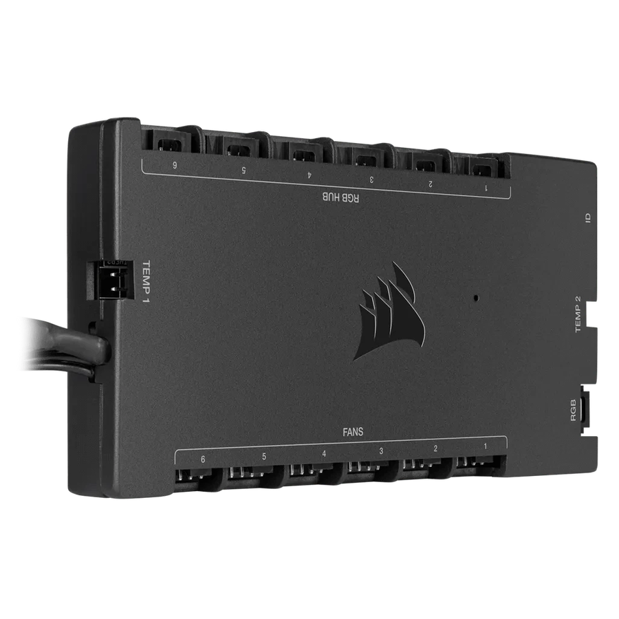 Corsair iCUE Commander Core XT, 6 channels, Black