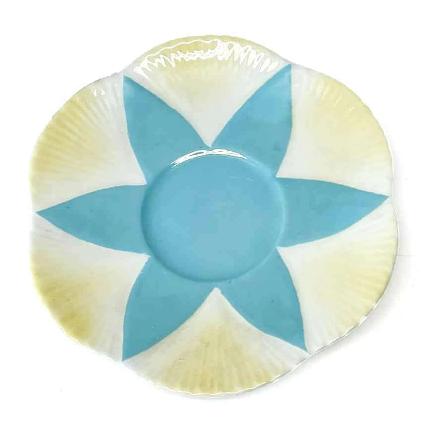 Art Deco Shelley Dainty Blue Star Coffee Duo 11770