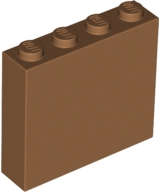 Lego (N) ~ Brick 1 x 4 x 3 ~ [Medium Nougat]
