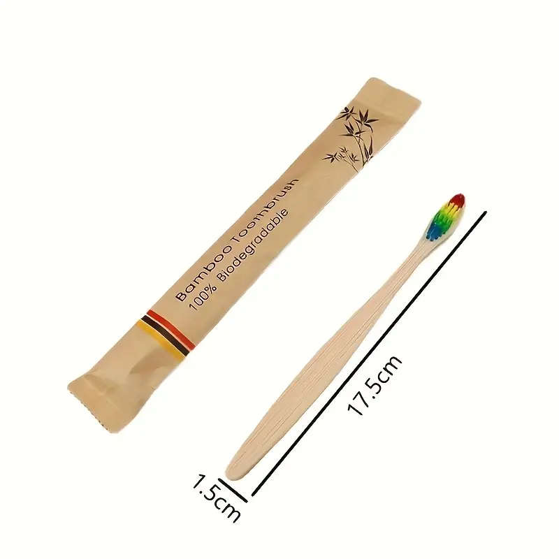 20-Pack Bamboo Toothbrushes