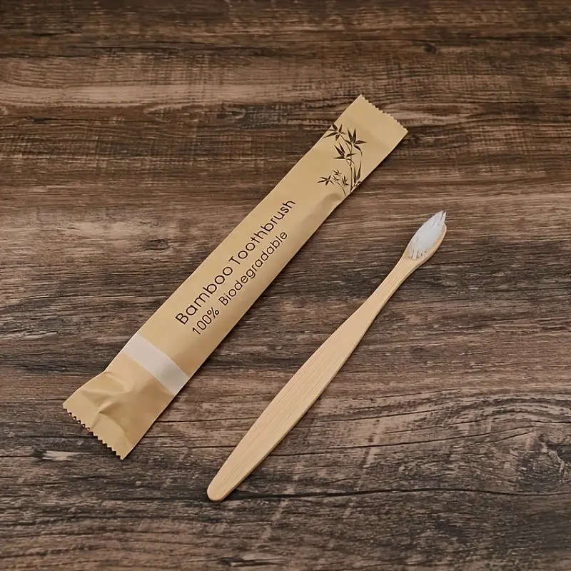 20-Pack Bamboo Toothbrushes