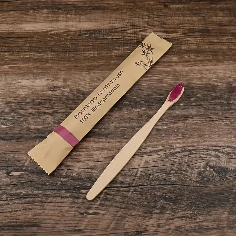 20-Pack Bamboo Toothbrushes