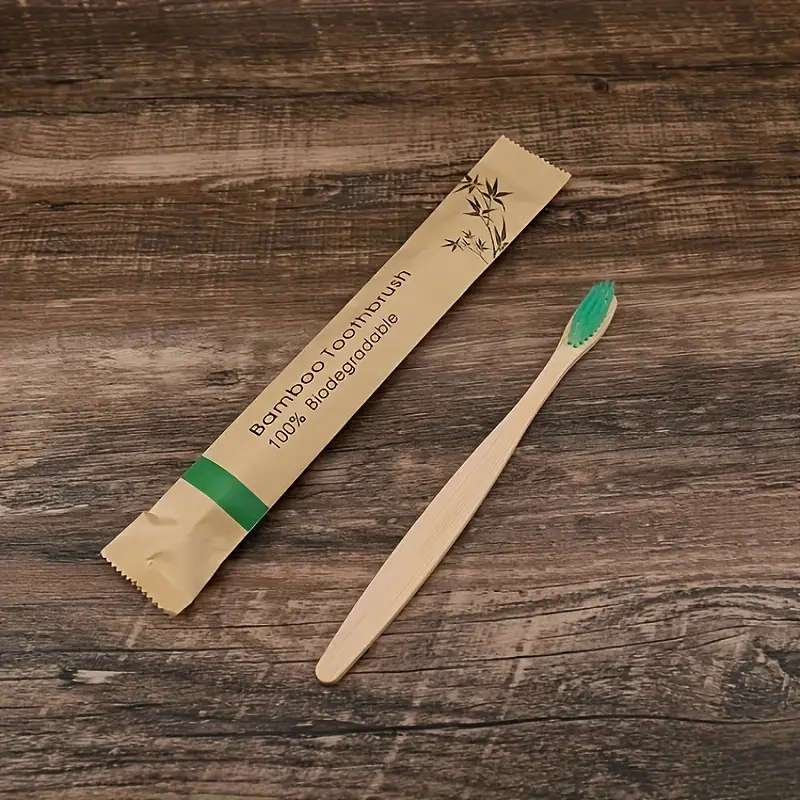 20-Pack Bamboo Toothbrushes