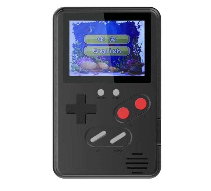 Retro Wanle Game Console (with 500 built-in games)- Black