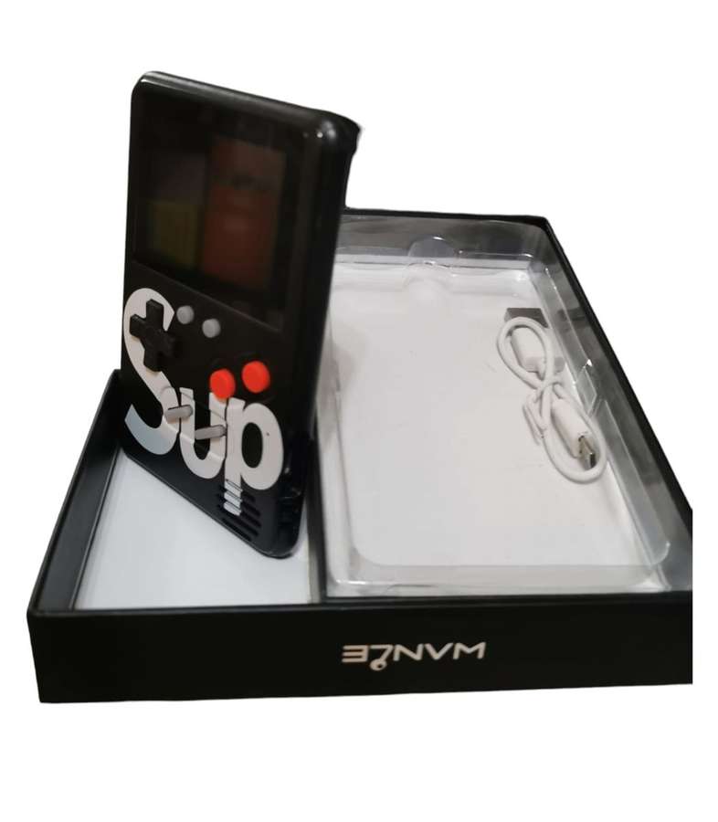 Retro Wanle Game Console (with 500 built-in games)- Black