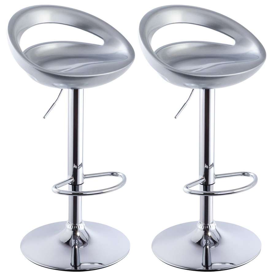 Bar Stools / Kitchen Counter Breakfast Chairs - 2 Pack