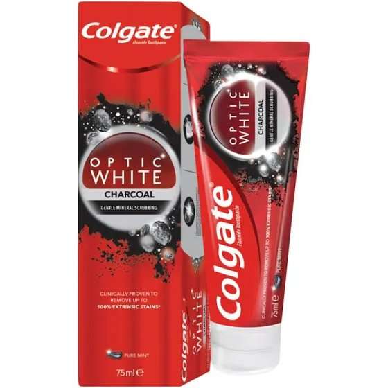 COLGATE TPASTE  75ML OPTIC WHITE CHARCOA