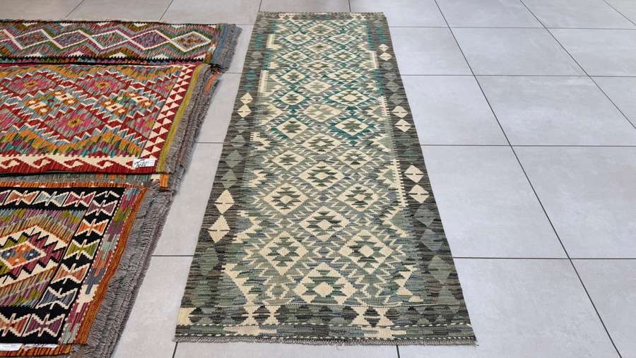 Afghan Chobi Kilim 230cm x 83cm Hand Made