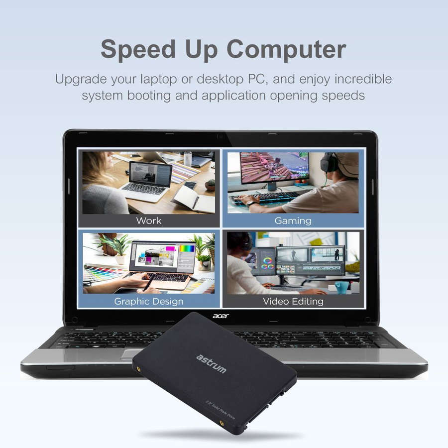 Astrum 128GB SSD SATA3 2.5" Solid State Drive - S128GX