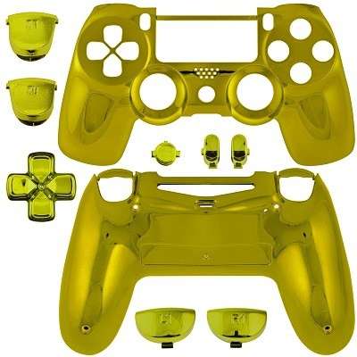 Ps4 Dualshock 4 Complete Shell Series Chrome Gold