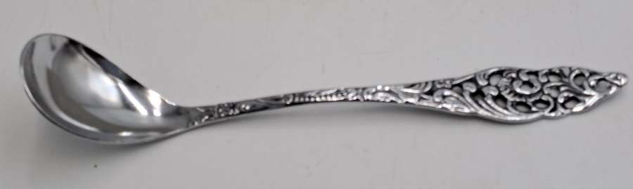Vintage Elwezetta Royal Dutch Silverworks EPNS condiment spoon-Boxed-Holland