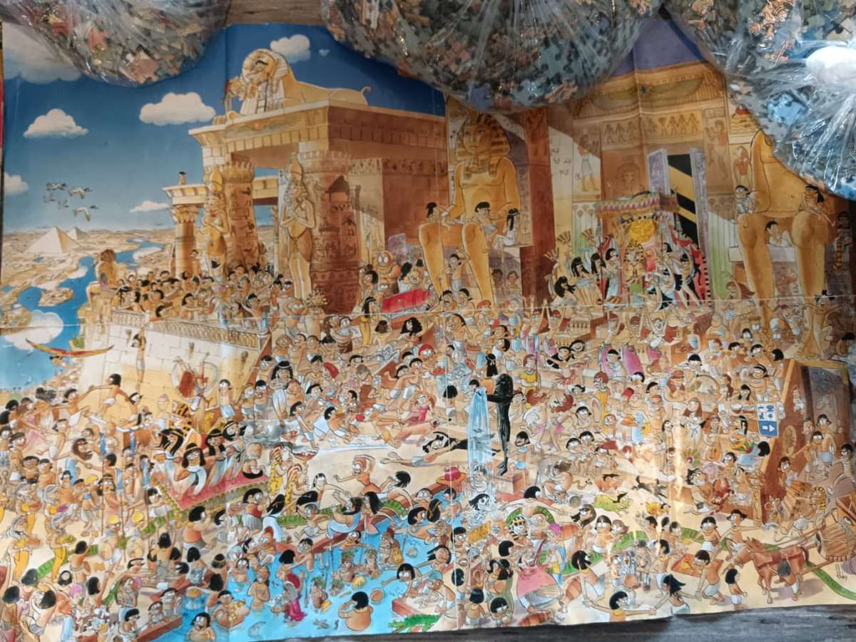 Heye Egyptian Party 4000 Piece Jigsaw Puzzle - Secondhand