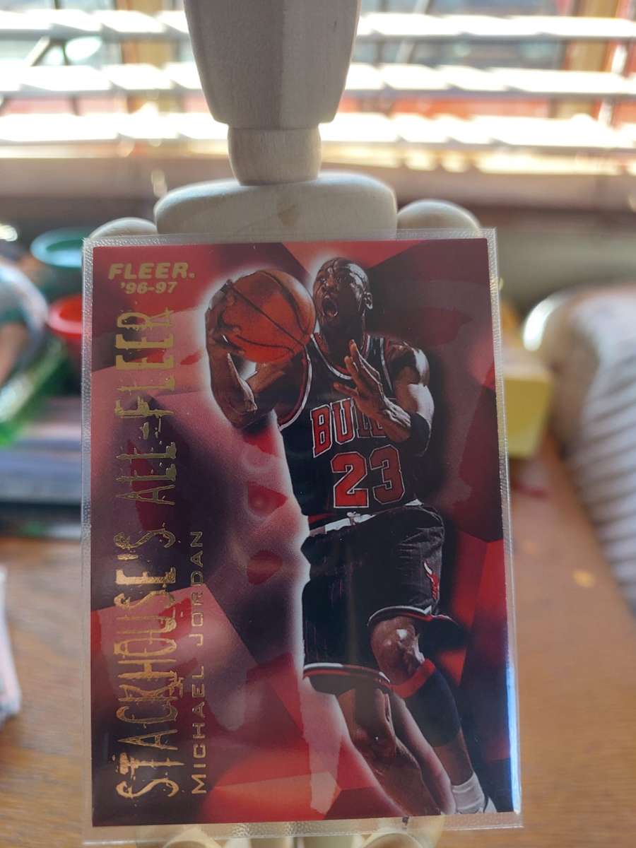 Michael Jordan Stackhouse All Fleer 96 97 Trading Card - Mint Condition